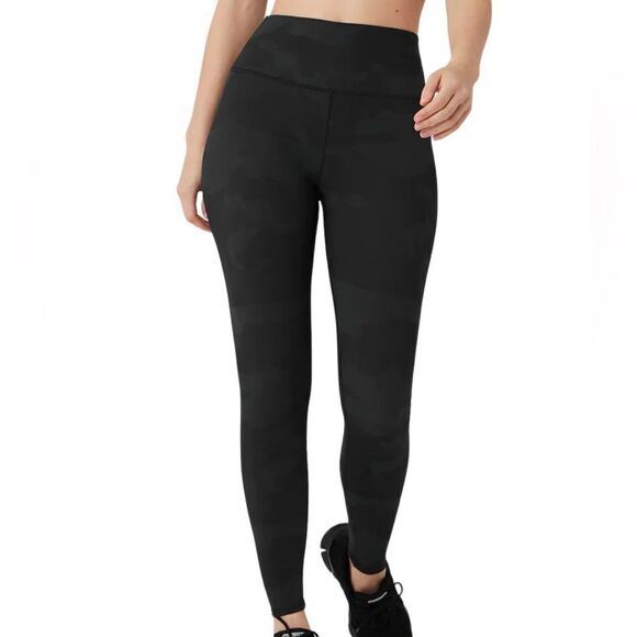 ALO Yoga ~High-Waist Black Camo Vapor Legging ~ compression ~high waist~ size XS - Picture 1 of 15